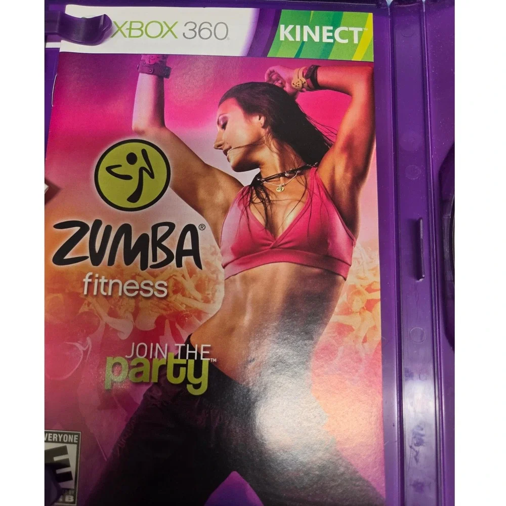 Zumba Fitness Join the Party Xbox 360 Kinect Video Game with Bonus Workout DVD